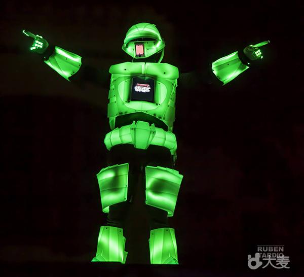 让兴奋和惊喜满场的西班牙黑光机械舞秀《奇妙的机器人》BR2震撼来袭!